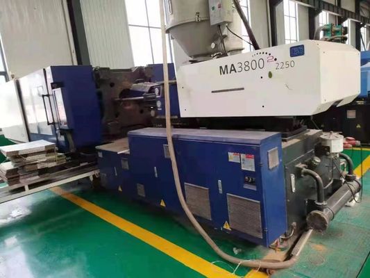 Используемая гаитянская машина прессформы PVC MA3800 гидронасос 380 тонн управляемый сервоприводом